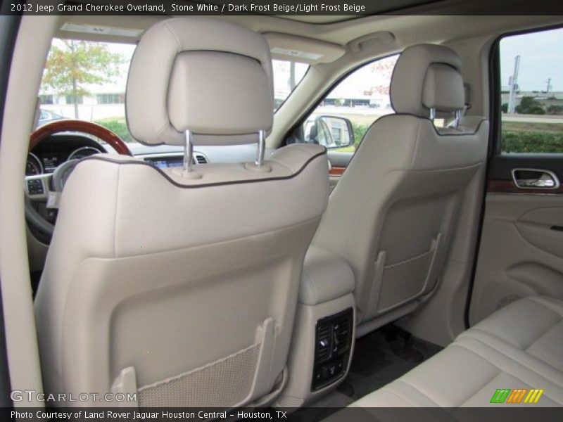 Stone White / Dark Frost Beige/Light Frost Beige 2012 Jeep Grand Cherokee Overland