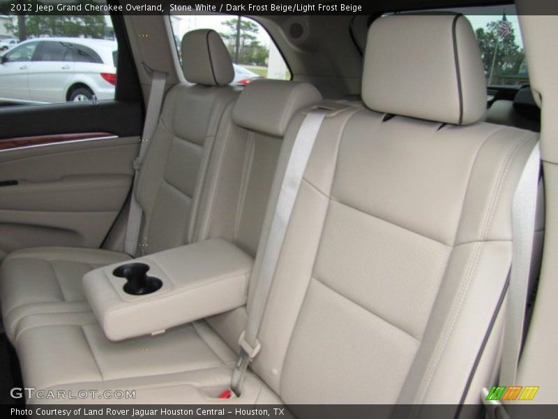 Stone White / Dark Frost Beige/Light Frost Beige 2012 Jeep Grand Cherokee Overland