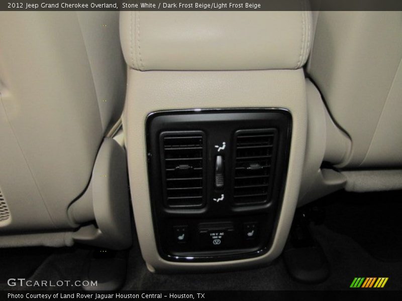 Stone White / Dark Frost Beige/Light Frost Beige 2012 Jeep Grand Cherokee Overland