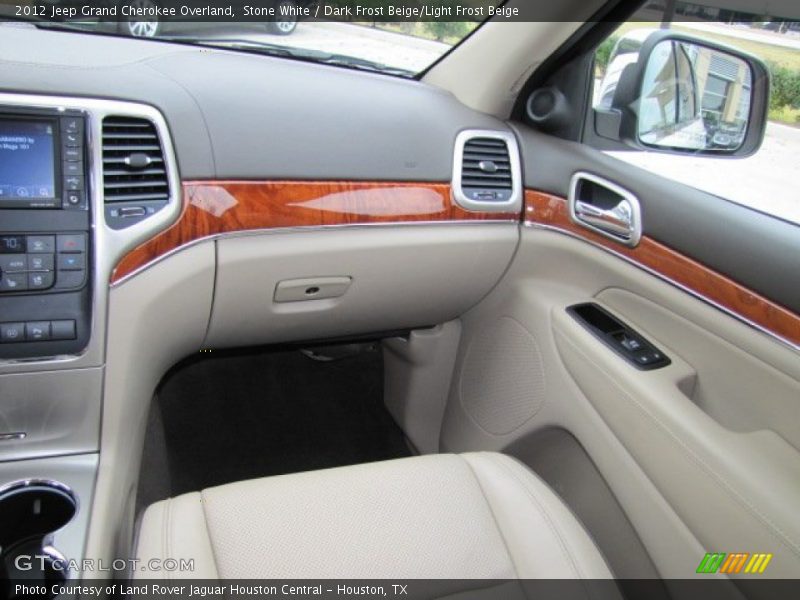 Stone White / Dark Frost Beige/Light Frost Beige 2012 Jeep Grand Cherokee Overland