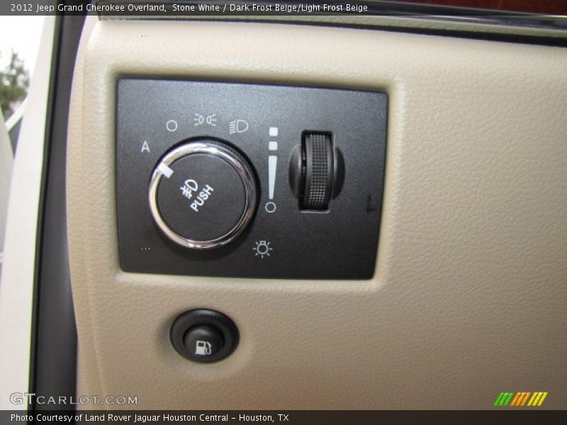 Stone White / Dark Frost Beige/Light Frost Beige 2012 Jeep Grand Cherokee Overland