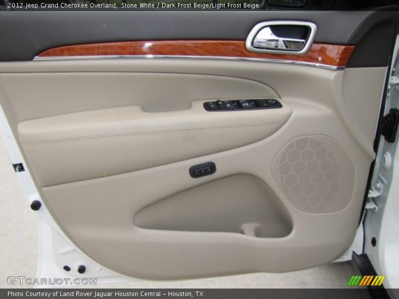 Stone White / Dark Frost Beige/Light Frost Beige 2012 Jeep Grand Cherokee Overland