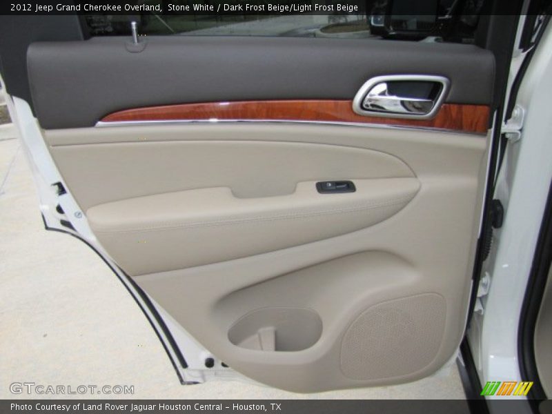 Stone White / Dark Frost Beige/Light Frost Beige 2012 Jeep Grand Cherokee Overland