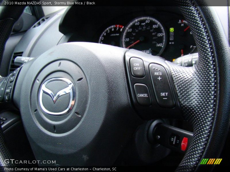 Stormy Blue Mica / Black 2010 Mazda MAZDA5 Sport