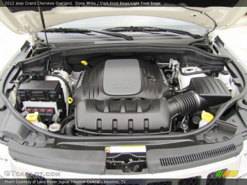 Stone White / Dark Frost Beige/Light Frost Beige 2012 Jeep Grand Cherokee Overland