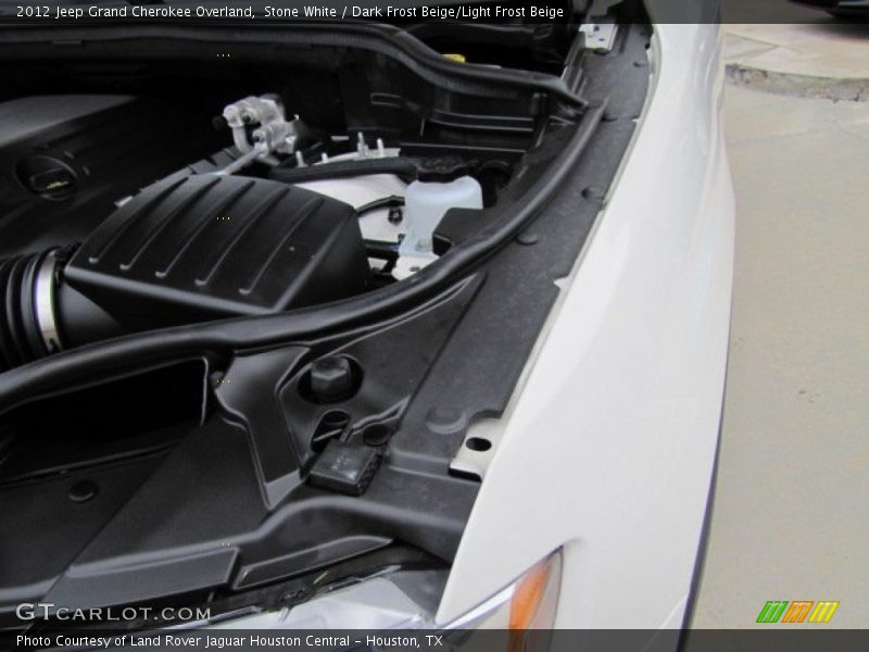 Stone White / Dark Frost Beige/Light Frost Beige 2012 Jeep Grand Cherokee Overland