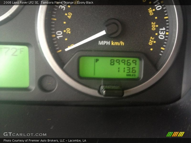 Tambora Flame Orange / Ebony Black 2008 Land Rover LR2 SE