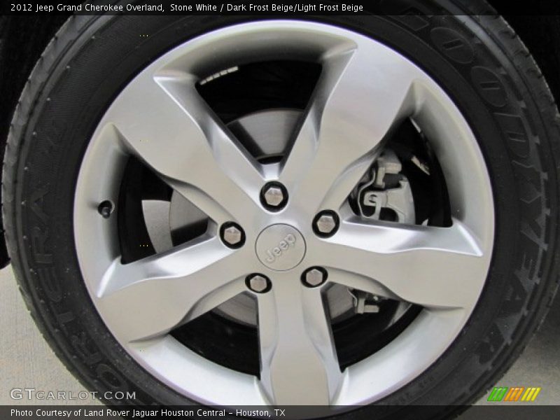 Stone White / Dark Frost Beige/Light Frost Beige 2012 Jeep Grand Cherokee Overland