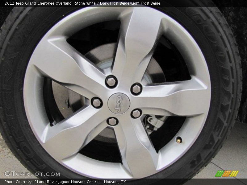 Stone White / Dark Frost Beige/Light Frost Beige 2012 Jeep Grand Cherokee Overland