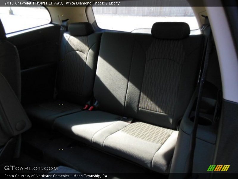White Diamond Tricoat / Ebony 2013 Chevrolet Traverse LT AWD