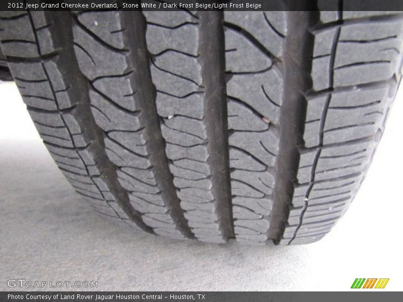 Stone White / Dark Frost Beige/Light Frost Beige 2012 Jeep Grand Cherokee Overland