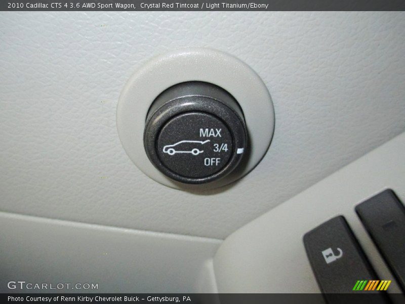 Controls of 2010 CTS 4 3.6 AWD Sport Wagon