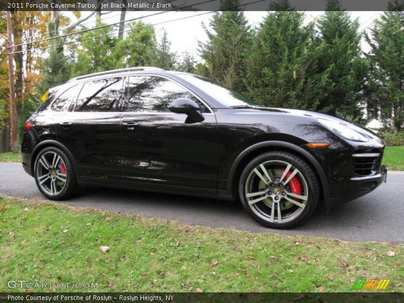 Jet Black Metallic / Black 2011 Porsche Cayenne Turbo