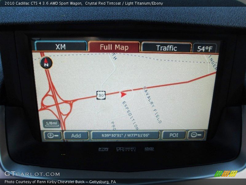 Navigation of 2010 CTS 4 3.6 AWD Sport Wagon