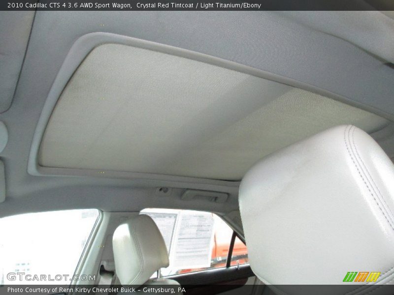 Sunroof of 2010 CTS 4 3.6 AWD Sport Wagon