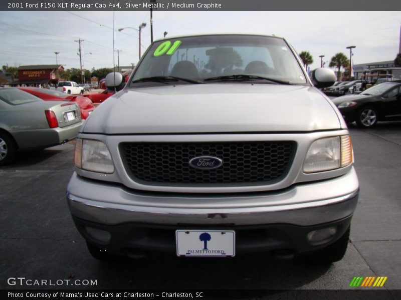 Silver Metallic / Medium Graphite 2001 Ford F150 XLT Regular Cab 4x4