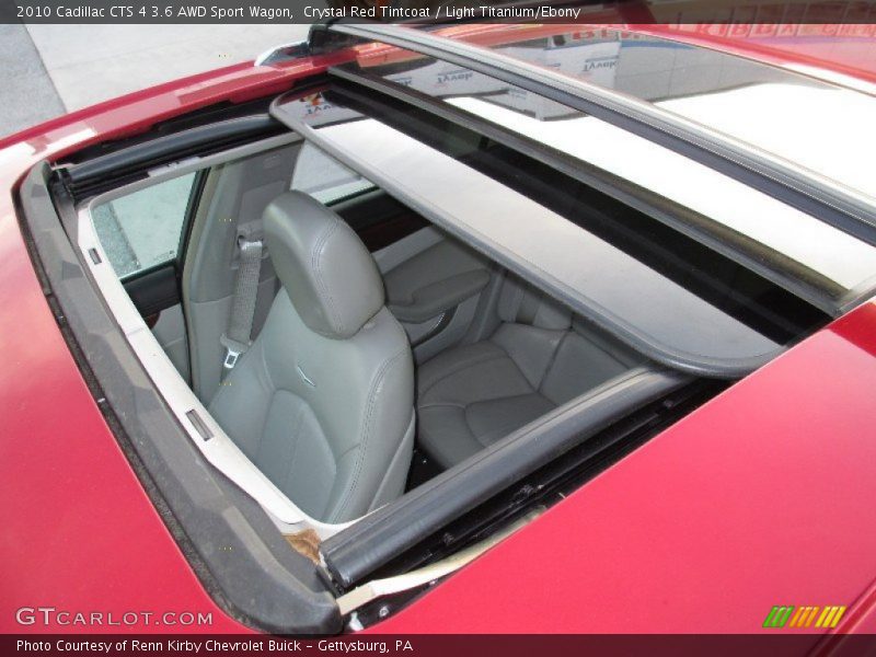 Sunroof of 2010 CTS 4 3.6 AWD Sport Wagon