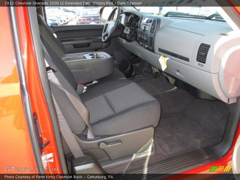 Victory Red / Dark Titanium 2013 Chevrolet Silverado 1500 LS Extended Cab