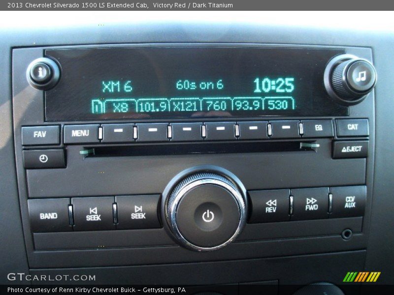 Audio System of 2013 Silverado 1500 LS Extended Cab