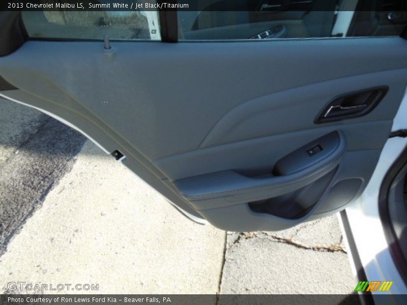 Summit White / Jet Black/Titanium 2013 Chevrolet Malibu LS