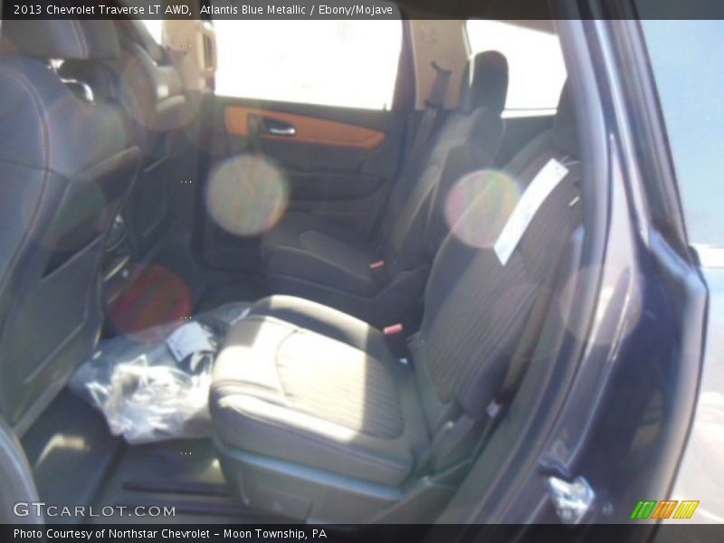 Atlantis Blue Metallic / Ebony/Mojave 2013 Chevrolet Traverse LT AWD