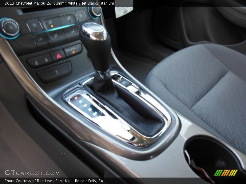 Summit White / Jet Black/Titanium 2013 Chevrolet Malibu LS