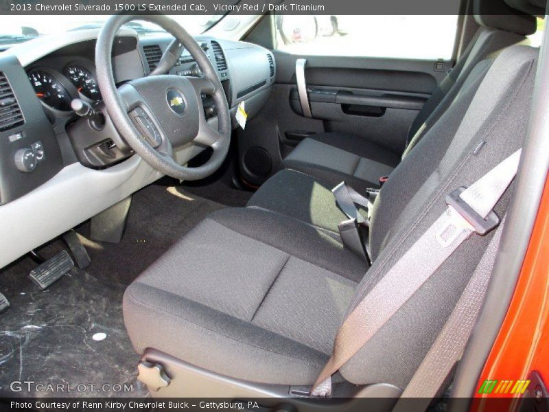  2013 Silverado 1500 LS Extended Cab Dark Titanium Interior