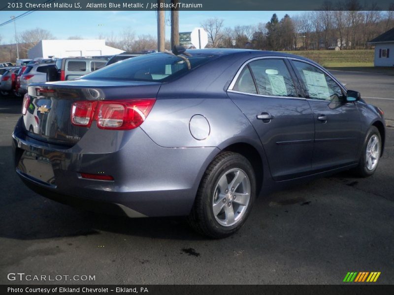 Atlantis Blue Metallic / Jet Black/Titanium 2013 Chevrolet Malibu LS