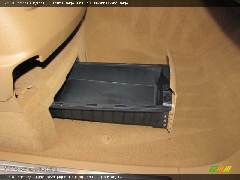 Under-seat storage box - 2008 Porsche Cayenne S