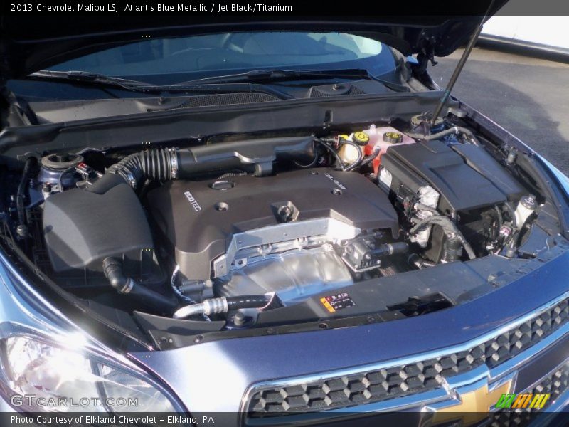 Atlantis Blue Metallic / Jet Black/Titanium 2013 Chevrolet Malibu LS