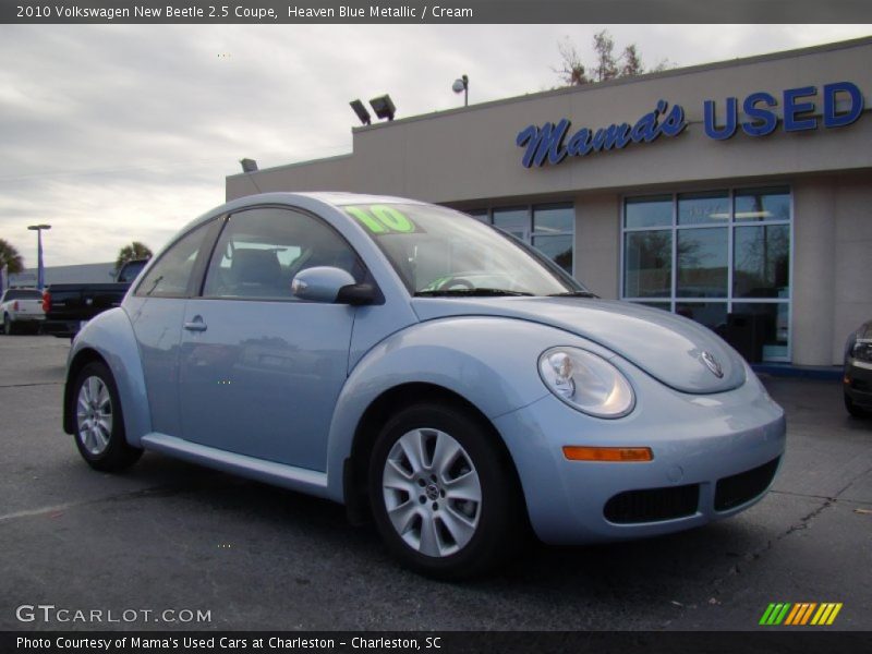 Heaven Blue Metallic / Cream 2010 Volkswagen New Beetle 2.5 Coupe
