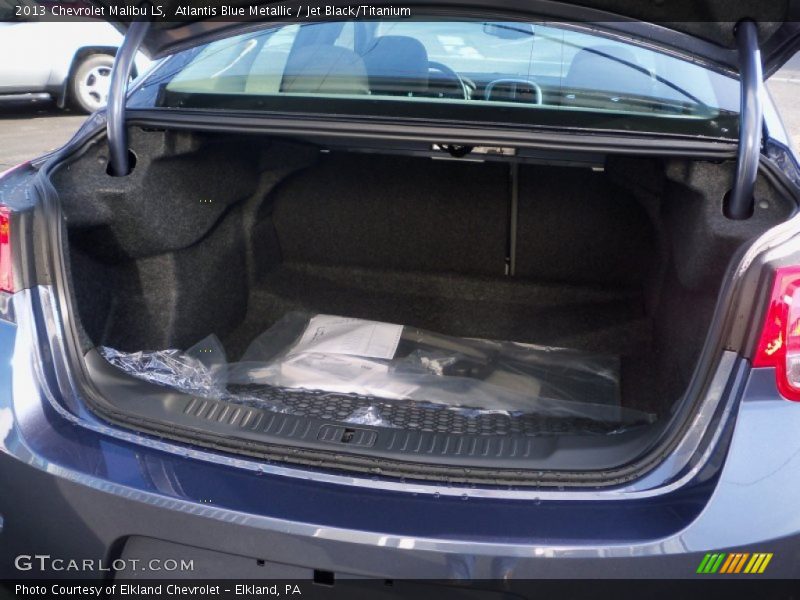 Atlantis Blue Metallic / Jet Black/Titanium 2013 Chevrolet Malibu LS