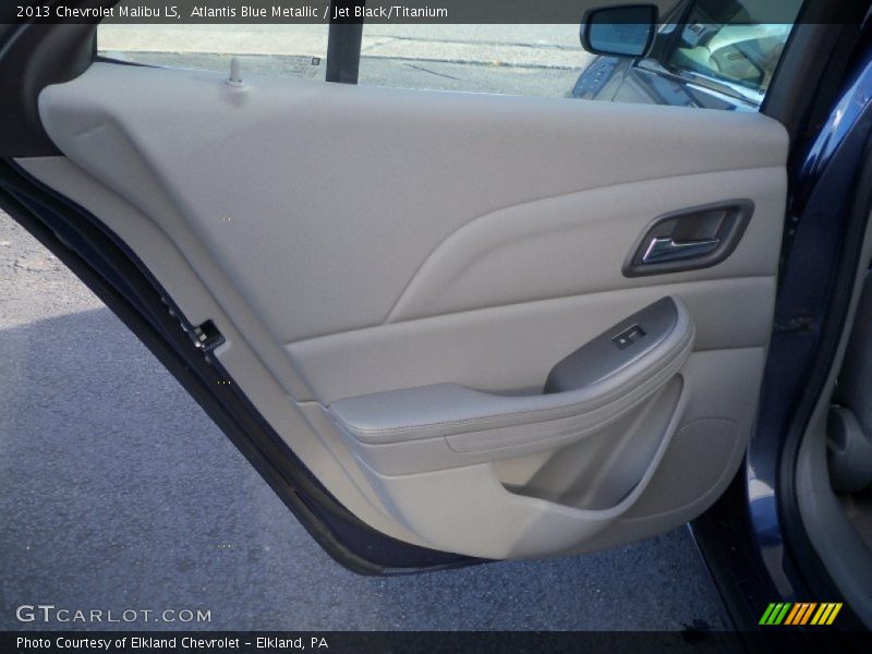 Atlantis Blue Metallic / Jet Black/Titanium 2013 Chevrolet Malibu LS