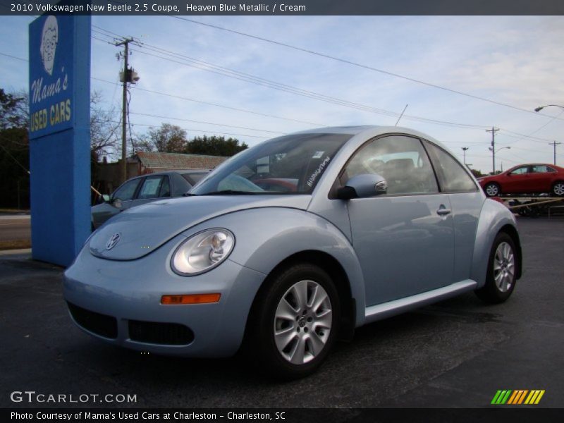 Heaven Blue Metallic / Cream 2010 Volkswagen New Beetle 2.5 Coupe