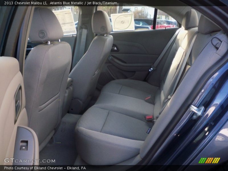 Atlantis Blue Metallic / Jet Black/Titanium 2013 Chevrolet Malibu LS
