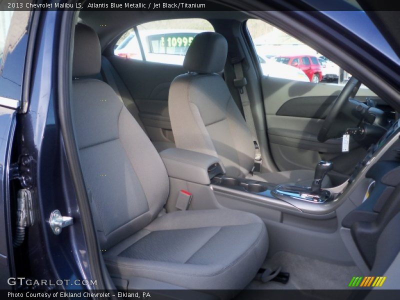 Atlantis Blue Metallic / Jet Black/Titanium 2013 Chevrolet Malibu LS