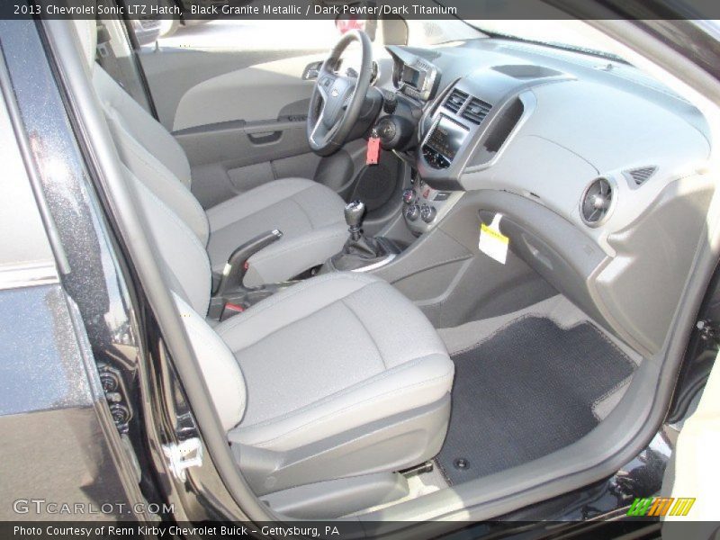 Black Granite Metallic / Dark Pewter/Dark Titanium 2013 Chevrolet Sonic LTZ Hatch