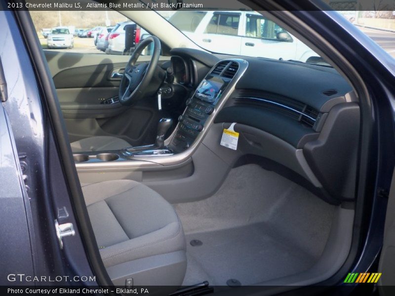Atlantis Blue Metallic / Jet Black/Titanium 2013 Chevrolet Malibu LS