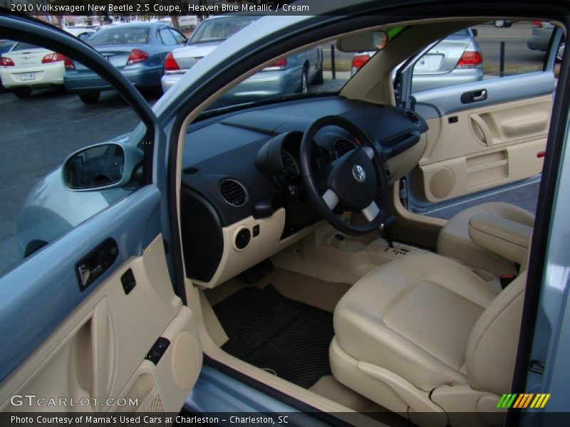  2010 New Beetle 2.5 Coupe Cream Interior
