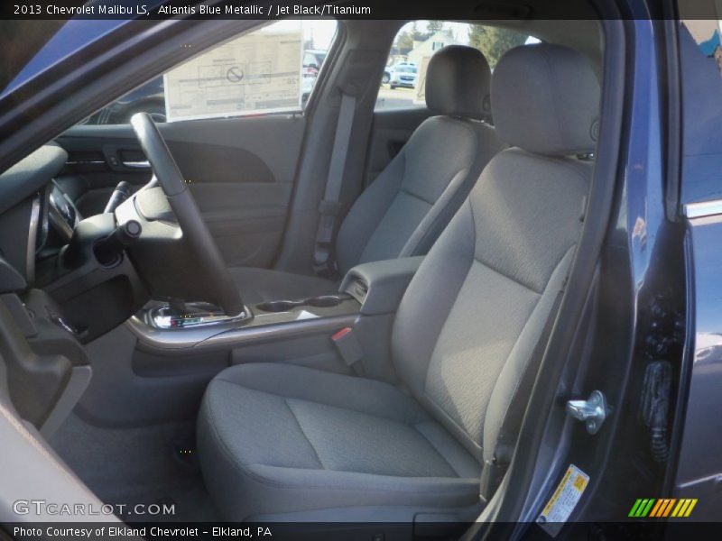 Atlantis Blue Metallic / Jet Black/Titanium 2013 Chevrolet Malibu LS
