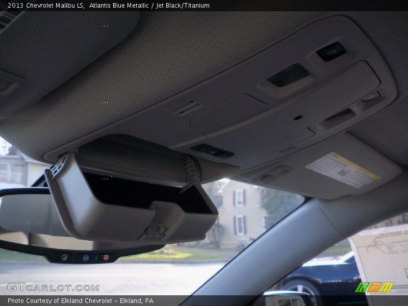 Atlantis Blue Metallic / Jet Black/Titanium 2013 Chevrolet Malibu LS