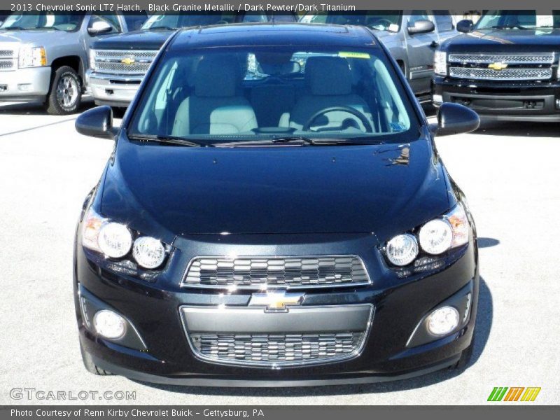 Black Granite Metallic / Dark Pewter/Dark Titanium 2013 Chevrolet Sonic LTZ Hatch