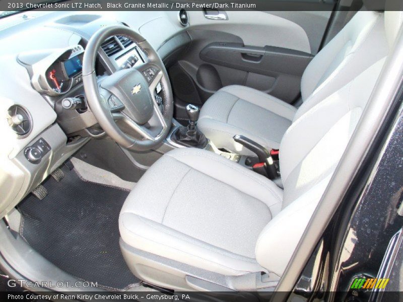  2013 Sonic LTZ Hatch Dark Pewter/Dark Titanium Interior