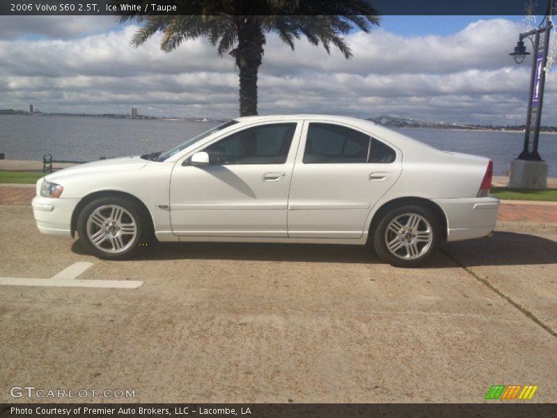 Ice White / Taupe 2006 Volvo S60 2.5T