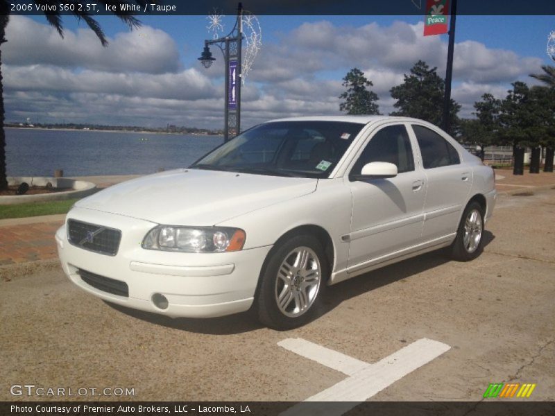 Ice White / Taupe 2006 Volvo S60 2.5T