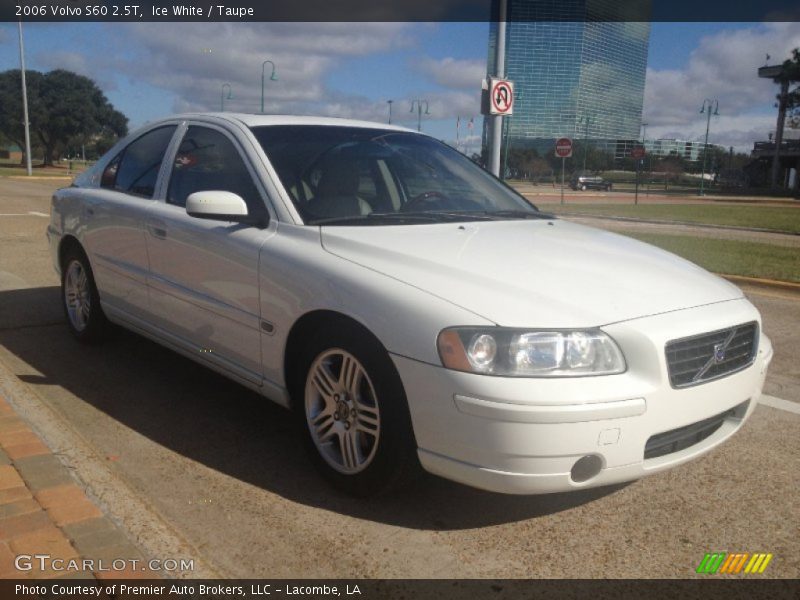 Ice White / Taupe 2006 Volvo S60 2.5T
