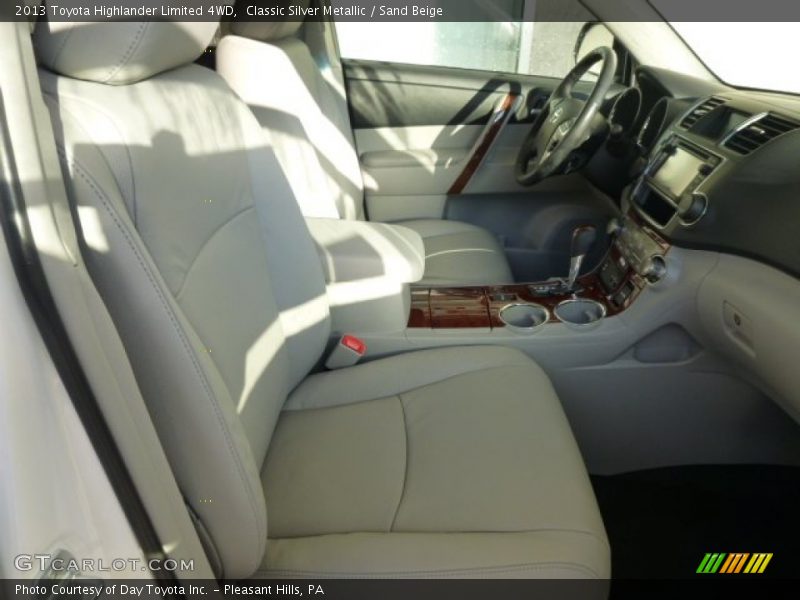 Classic Silver Metallic / Sand Beige 2013 Toyota Highlander Limited 4WD