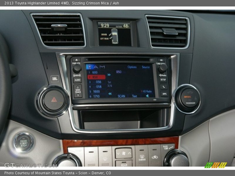 Sizzling Crimson Mica / Ash 2013 Toyota Highlander Limited 4WD