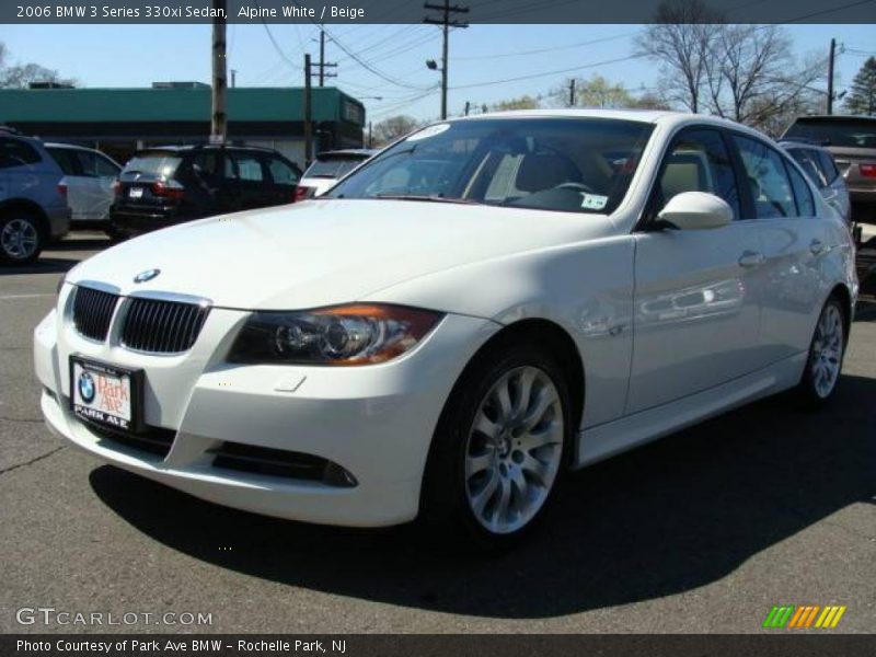 Alpine White / Beige 2006 BMW 3 Series 330xi Sedan