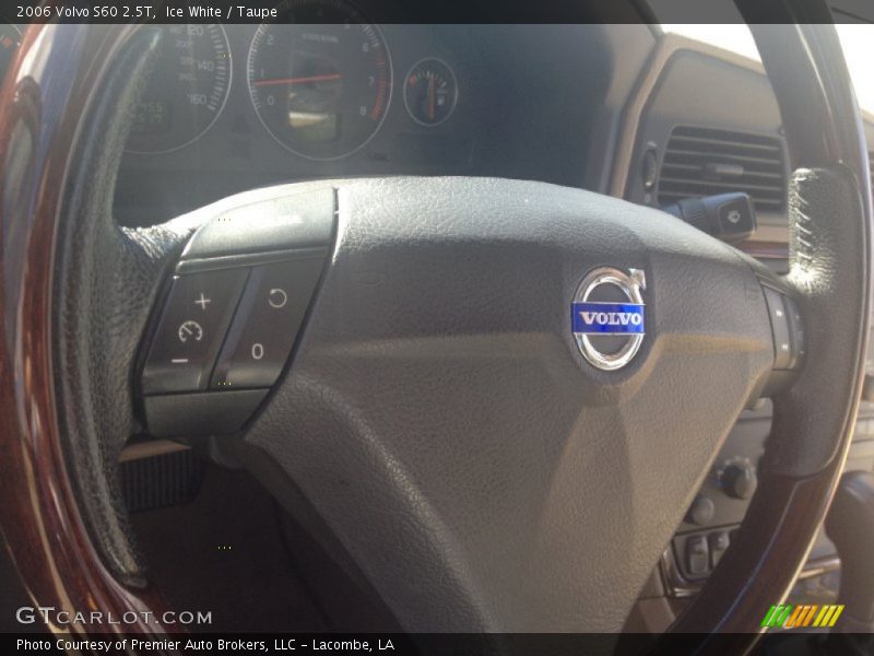 Ice White / Taupe 2006 Volvo S60 2.5T
